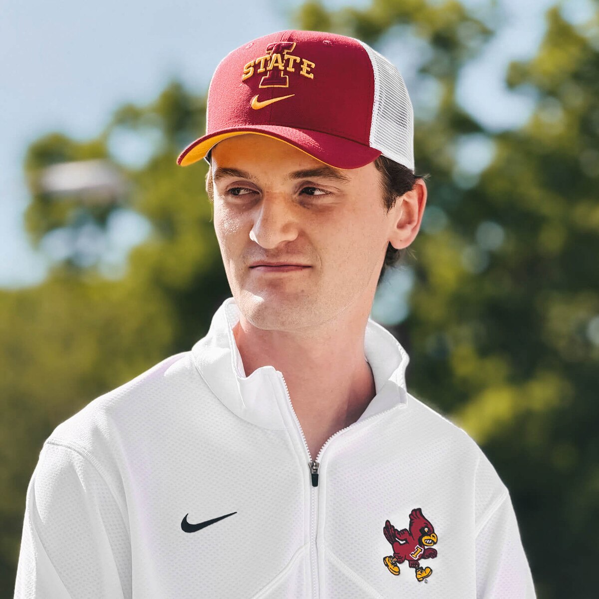Nike I-State Fanwear 2025 Cardinal Snapback Hat